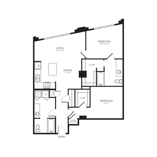 a collage of photos of a building